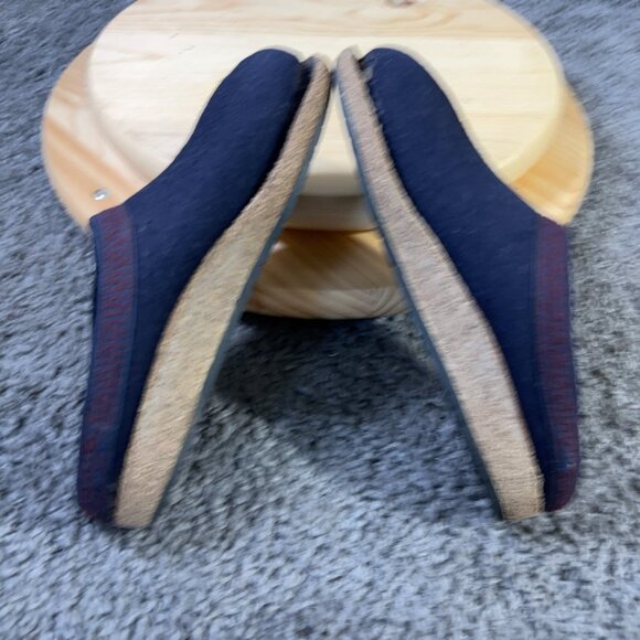 Stegmann Original 108 Wool Clog Womens Size 8.5 Blue Slip On Comfort Shoes - Picture 5 of 7